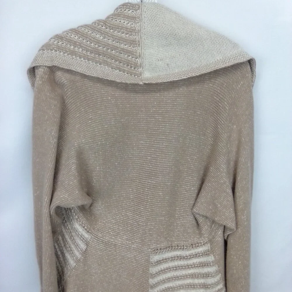Charter Club Women's Open Knit Long Sleeve Relax Fit Cotton Blend Cardigan Large - Picture 4 of 7